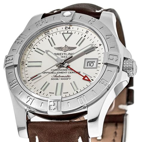 breitling avenger ii gmt silver|Breitling Avenger ii gmt movement.